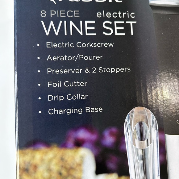 RABBIT • 8 Piece Electric Wine Set • - Picture 2 of 6